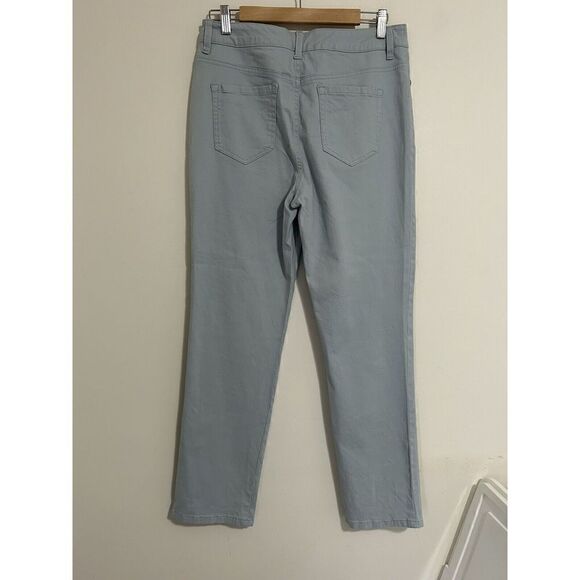Gloria Vanderbilt Size 10 Short Amanda 2.0 Jeans Slim Leg Light Blue Stretch - Picture 2 of 6